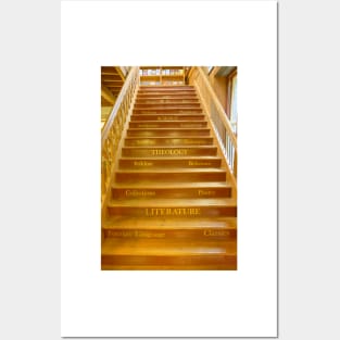 Bookshop Stairway Posters and Art